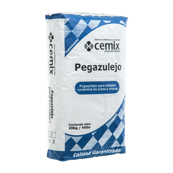 SACO PEGAZULEJO CEMIX GRIS 20 KG